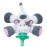 Nookums Paci-Plushies Buddies - Cow Pacifier Holder - Adapts to Name Brand Pacifiers, Suitable for All Ages, Plush Toy Includes Detachable Pacifier