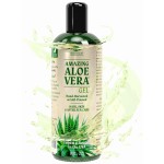 Green Leaf Naturals Amazing Aloe Vera Gel - Freshly Cut, 100% Pure Aloe, Premium Quality, Vegan, Unscented - Natural Sunburn Relief, After Shave, Skin, Face & Hair Care 8oz
