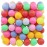 TADICK 50 Pack Ping Pong Balls Assorted Color Washable Plastic Table Tennis Ball