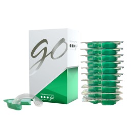 Opalescence Go 10% - Prefilled Teeth Whitening Trays Kit (10 Treatments) - 10% Hydrogen Peroxide - Mint Made by Ultradent Products. Go Teeth Whitening Kit -Mint- GO10-5193-1
