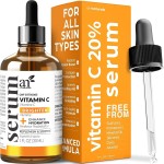 artnaturals Anti-Aging Vitamin C Serum - (1 Fl Oz / 30ml) - with Hyaluronic Acid and Vit E - Wrinkle Repairs Dark Circles, Fades Age Spots and Sun Damage - Enhanced 20% Vitamin C