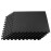 We Sell Mats 1/2 Inch Thickness Multipurpose EVA Foam Floor Tiles, Interlocking Floor Mat for Indoor Gym and Home Use, 24 in x 24 in, Black, 16 Square Feet (4 Tiles)