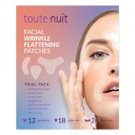 Toute Nuit Wrinkle Patches - Trial Pack - Face Tape for Forehead, Eyes & Mouth - Hypoallergenic Anti Wrinkle Patches - 54 Count, Made in USA