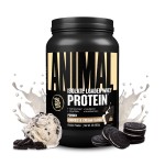 Animal Whey Isolate Protein Powder - Loaded for Pre & Post Workout Muscle Builder and Recovery with Digestive Enzymes for Men & Women - 25g Protein, Great Taste, Low Sugar - Cookies & Cream 2 lbs