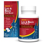 MagniLife Leg & Back Pain Relief, Fast-Acting Pain Relief, Naturally Soothe Burning, Tingling and Stabbing Pains, Symptomatic or Preventative, 125 Quick-Dissolve Tablets