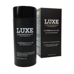 LUXE Hair Building Fibers - Thickening Fibers - CONFIDENCE IN A JAR - 2 Months+ Supply! - Hypoallergenic, Dermatologist Tested - Multiple Colors Available (Gray)