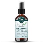 Eva Naturals Niacinamide 5% Serum for Face - B3 Pore Minimizer, Acne Treatment & Dark Spot Corrector with Hyaluronic Acid, Vitamin E, Aloe & Neem - Anti-Aging, Non-Greasy, Hydrating, 2oz