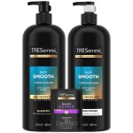 TRESemm Shampoo and Conditioner Set, Silky & Smooth + Keratin Repair Hair Mask - Anti-Frizz Hair Products with Argan Oleo Blend (3 Piece Set)