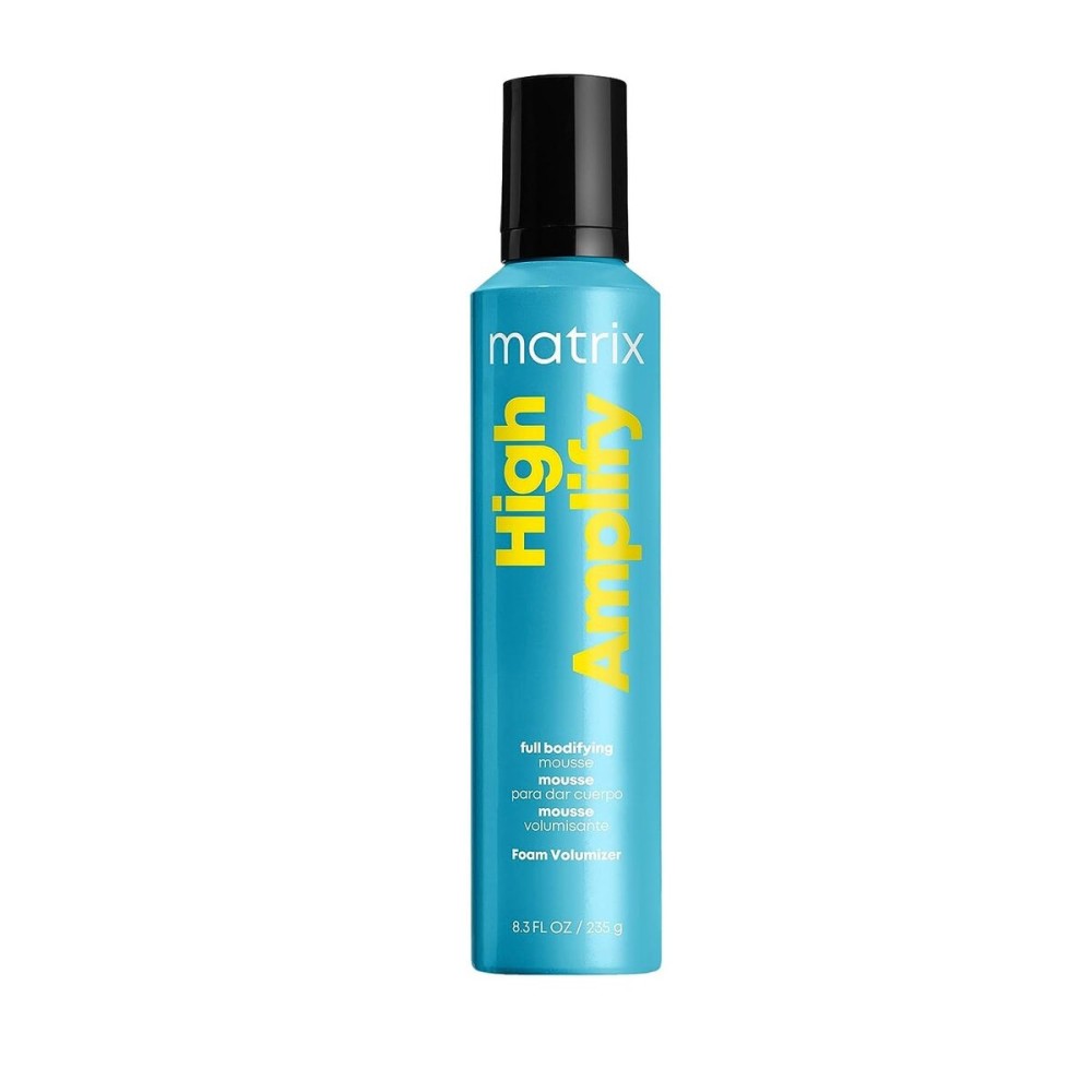 Matrix High Amplify Foam Volumizer Full Bodifying Mousse - Lightweight Lasting Volume, Thickening & Conditioning Shine, For Fine and Limp Hair, Salon Hair Styling, 8.3 Oz