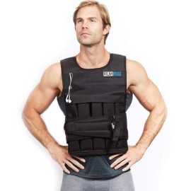 RUNMax Weighted Vest, 6lb/8lb/10lb/12lb/16lb/20lb/40lb/50lb/60lb/50lb/60lb/80lb/100lb/120lb/150lb Weight Vest for Workout, Strength Training, Running, Fitness, Muscle Building, Weight Loss, Weightlifting