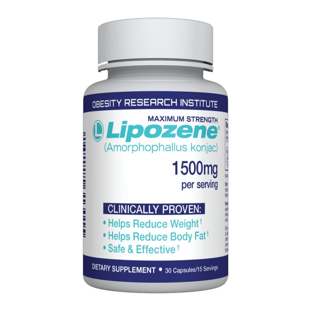 Lipozene Diet Weight Loss Supplements - 1 Bottle 30 Capsules -