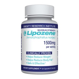 Lipozene Diet Weight Loss Supplements - 1 Bottle 30 Capsules -