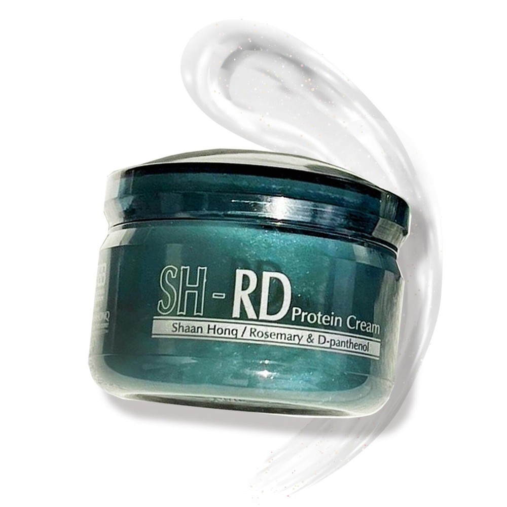 SH-RD Protein Cream for Dry Damaged Hair, 2.71oz/80ml - Leave-In Conditioner with Rosemary Extract, Hydrolyzed Silk Protein to Restore, Revitalize and Repair Split Ends for All Hair Types