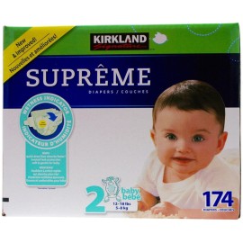 Kirkland Signature Diapers Size 2; Quantity: 174