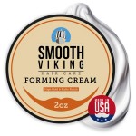 Smooth Viking Forming Cream - High Hold Styling Cream for Matte Finish, Men\'s Hair Products, Hair Paste for Short, Curly and Long Hair, Made in USA, 2oz