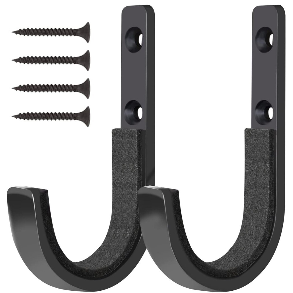 GOHIKING Gun Rack Storage Rifles Shotgun Hooks Wall Mount Hangers for Any Rifles Shotguns Archery Bow with Soft Padding and Heavy Duty Steel
