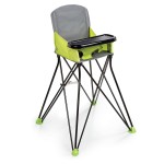Summer Infant Pop n Sit Portable Highchair, Green - Portable Highchair for Indoor/Outdoor Dining - Space Saver High Chair with Fast, Easy, Compact Fold, for 6 Months - 45 Pounds
