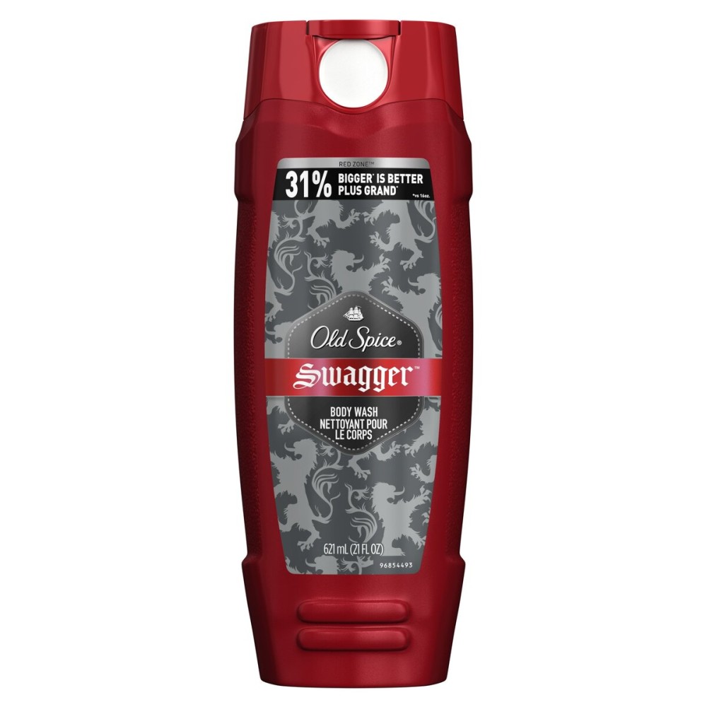 Old Spice Red Zone Scent Men\'s Body Wash, Swagger, 21 Fluid Ounce