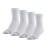 MediPEDS Quarter Socks with Non-Binding Top and Cushion, Multipairs, White (4-Pairs), Shoe Size: Men\'s 6-9 Women\'s 6-10