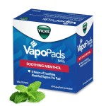 Vicks VapoPads Original Menthol Scent - Vapor Pads Refill for Vicks Humidifiers and Steam Inhalers, Scent Pads for Congestion and Cough Relief, 20-Pack, Box Color May Vary