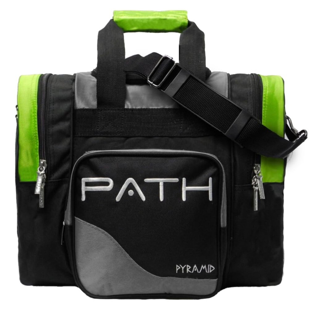 Pyramid Path Pro Deluxe Single Tote - Silver/Lime Green