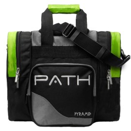 Pyramid Path Pro Deluxe Single Tote - Silver/Lime Green