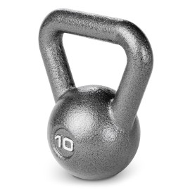 Marcy Hammertone Kettlebells, Ideal Workout Weights For Home Gym, Cast Iron, Black, 10lbs HKB-010
