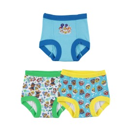 Paw Patrol Boys Toddler Potty Training Pant and Starter Kit with Stickers and Tracking Chart in Sizes 18M, 2T, 3T, 4T, 3-Pack Training Pant, 2T