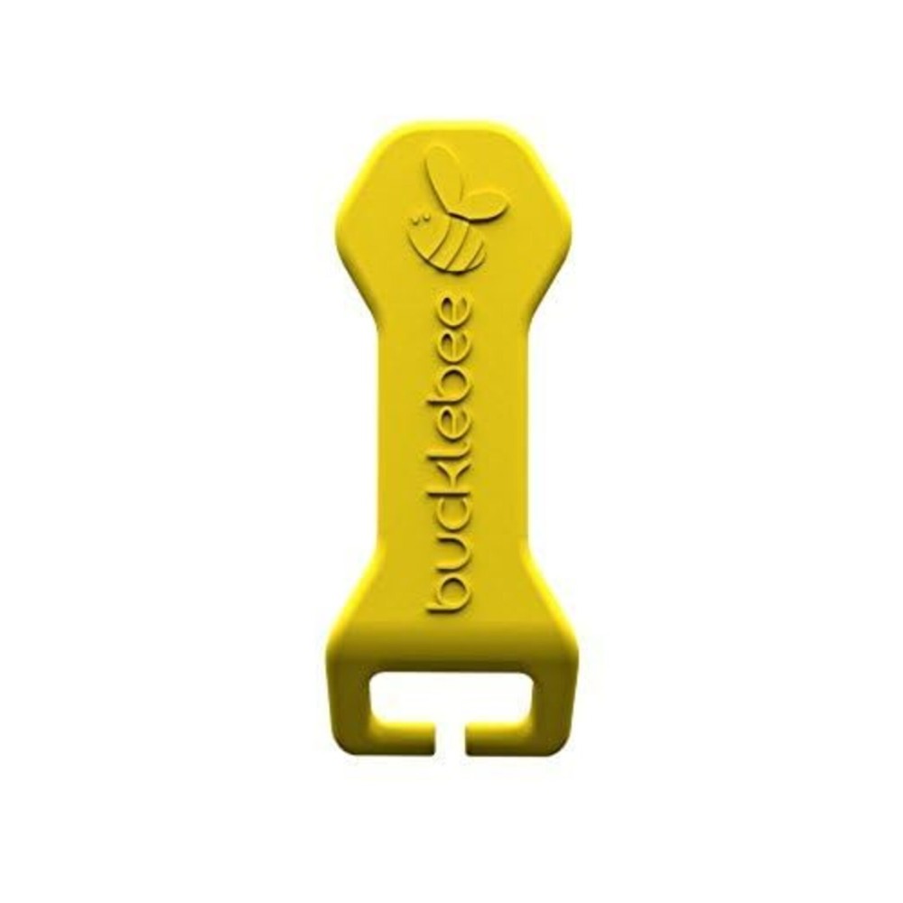 Bucklebee Easy Car Seat Buckle Release Aid for Children Unbuckle Car Seat Release Tool - Button Pusher - Opener for Nails - Buckle Release Tool (1 Pack Yellow)
