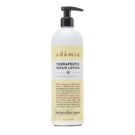 Adamia Therapeutic Repair Lotion with Macadamia Nut Oil and Promega-7, Fragrance Free, Paraben Free, Non GMO, 16 Fl Oz (355337-BC00395319)
