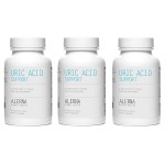 Alerna Kidney Health Uric Acid Support Supplement - Tart Cherry, Celery Seed, Turmeric, Quercetin - 60 Vegetarian Tablets (Pack of 3)