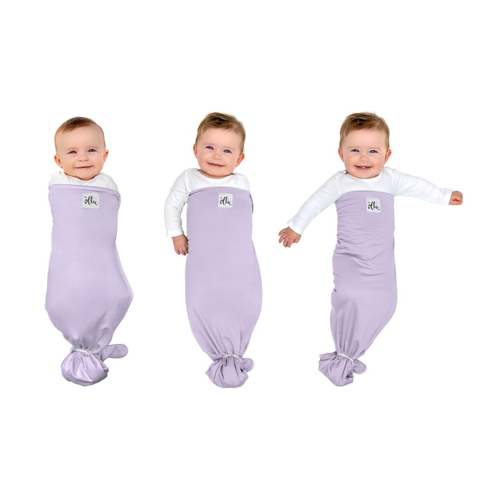 The Ollie Swaddle - Adjustable Baby Swaddle for Newborns | Pediatrician-Approved for Safe Sleep | Easy Closure | Arms-Out | Lightweight, Machine-Washable | Easy Diaper Access