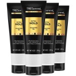 TRESemm Hair Gel, Sculpting, Extra Hold, 4-Pack - Frizz Control, Professional Quality Styling Products, Alcohol-Free, 9 Oz Ea