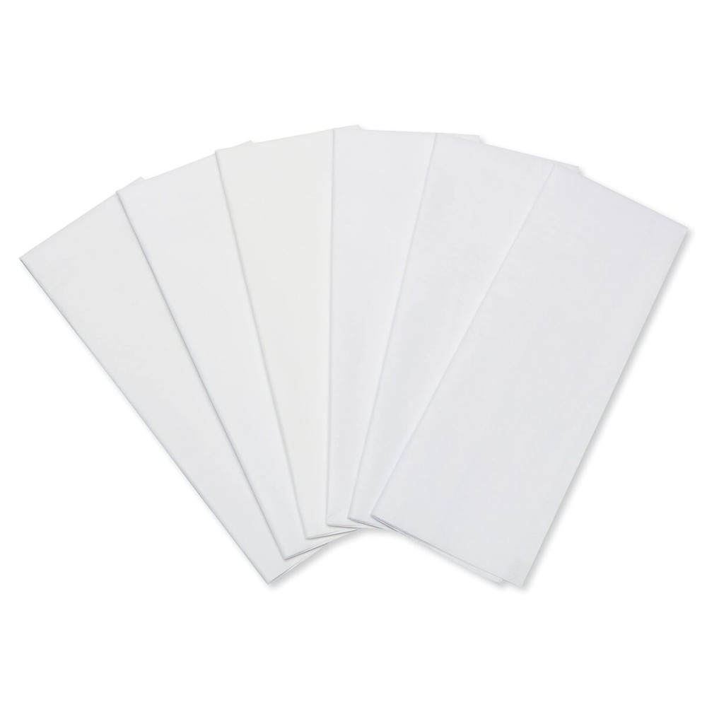 American Greetings 50 Sheets 20 in. x 20 in. White Tissue Paper for Birthdays, Gift Bags, DIY, Crafting and Holidays