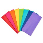 American Greetings Rainbow Tissue Paper, 40 Sheets (8 colors, 20 in. x 20 in.) for Birthdays, All Occasions, Gift Bags and Boxes, Gift Wrap, Crafts, Paper Flowers, Pom Poms, and More