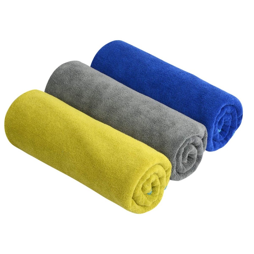 SINLAND Microfiber Gym Towels Sports Fitness Workout Sweat Towel Super Soft and Absorbent 3 Pack 16 Inch X 32 Inch