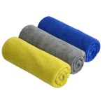 SINLAND Microfiber Gym Towels Sports Fitness Workout Sweat Towel Super Soft and Absorbent 3 Pack 16 Inch X 32 Inch