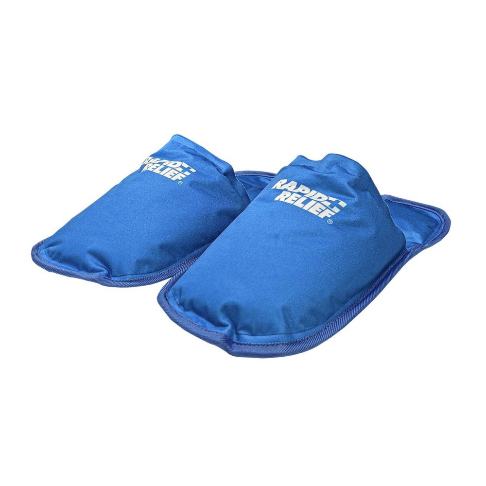 Rapid Relief Hot and Cold Therapy Slippers for Swollen and Painful Feet - Fast and Effective relief for Neuropathy, Chemotherapy, and Diabetes Foot Pain Relief, Swollen Feet Remedy