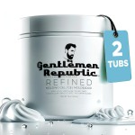 Gentlemen Republic Refined Hair Gel for Men 16oz - Professional Formula for 24 Hr Shine and Strong Hold, Humidity Resistant Styling Gel for hair, 100% Alcohol-Free and Never Flakes, Made in USA - 2pk