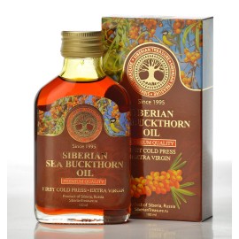 Siberian Sea Buckthorn Oil 100 Ml, Premium Quality, Natural, First Cold Press - 3.4 Fl Oz