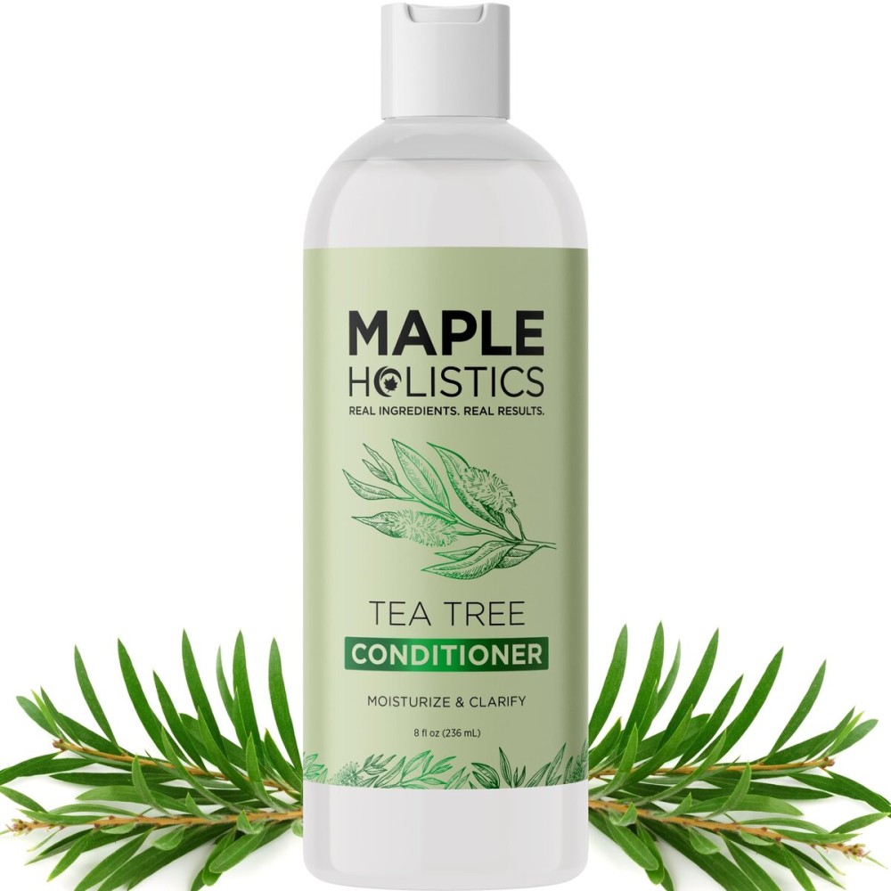 Tea Tree Conditioner for Dry Hair - Tea Tree Oil Conditioner for Oily Hair and Sulfate Free Conditioner for Dry Hair - Cleansing Conditioner and Tea Tree Dry Scalp Care with Tea Tree Oil for Hair