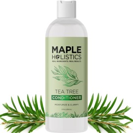 Tea Tree Conditioner for Dry Hair - Tea Tree Oil Conditioner for Oily Hair and Sulfate Free Conditioner for Dry Hair - Cleansing Conditioner and Tea Tree Dry Scalp Care with Tea Tree Oil for Hair
