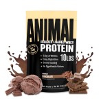 Animal Whey Isolate Protein Powder - Loaded for Pre & Post Workout Muscle Builder and Recovery with Digestive Enzymes for Men & Women - 25g Protein, Great Taste, Low Sugar - Chocolate 10 lbs
