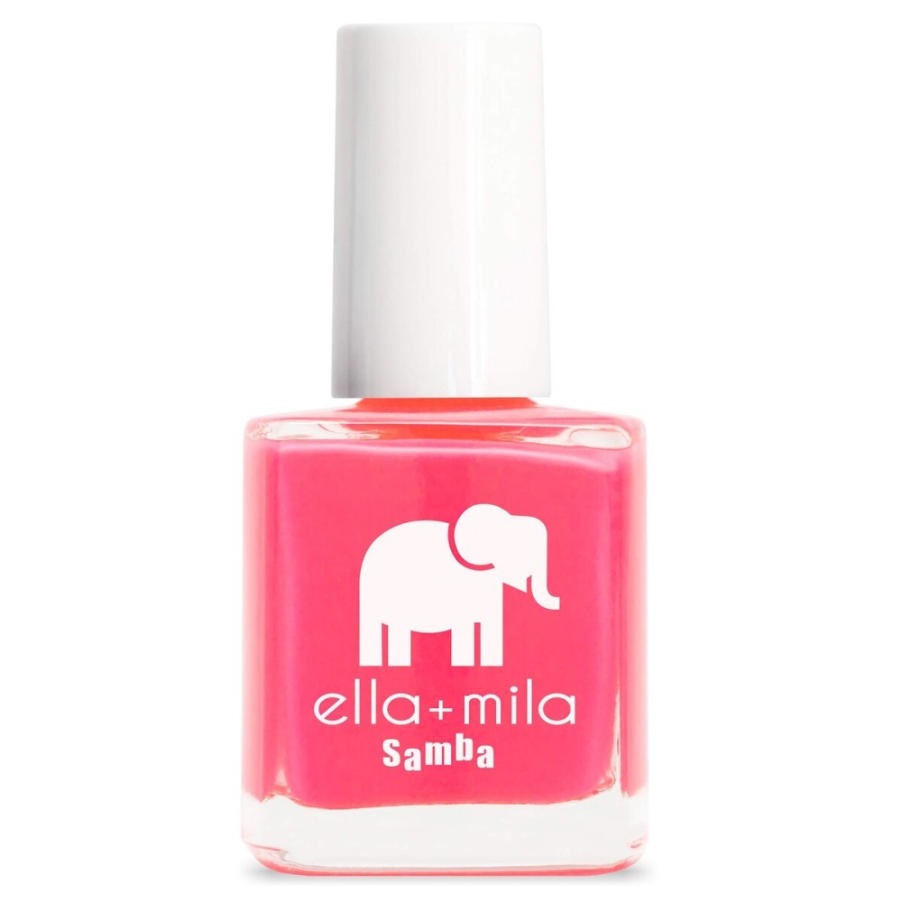 ella+mila Professional, Quick Dry, Long-Lasting & Chip-Resistant Pink Nail Polishes (Island Love - 0.45 fl oz)