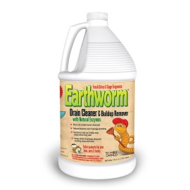 Earthworm Drain Cleaner - Drain Deodorizer - Natural and Family-Safe - 64 fl oz