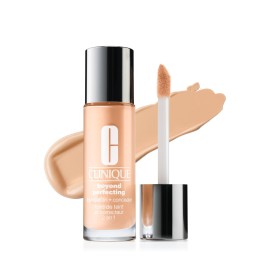 Clinique Beyond Perfecting Lightweight Liquid Foundation + Concealer For Dry Combination to Oily Skin Types | Full Coverage + Natural Matte Finish, Cream Whip, 1 Fl Oz
