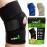 TechWare Pro Knee Brace Support - Relieves ACL, LCL, MCL, Meniscus Tear, Arthritis, Tendonitis Pain. Open Patella Dual Stabilizers Non Slip Comfort Neoprene. Adjustable Bi-Directional Straps - Large