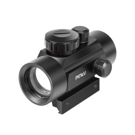 Pinty Tactical 1x40mm Reflex Red Green Dot Sight Riflescope, 4 MOA Rifle Optic Sight, Fits 20mm Picatinny Weaver Rail