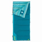 Coleman Kids 50F Sleeping Bag, Comfortable Youth Sleeping Bag for Sleepovers & Camping, Fits Children up to 5ft Tall, Glow in the Dark Design, Stuff Sack Included, Machine Washable
