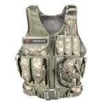 vAv YAKEDA Tactical Vest Outdoor Ultra-Light Breathable Training Airsoft Vest Adjustable for Adults (US, Alpha, One Size, Regular, Regular, ACU)